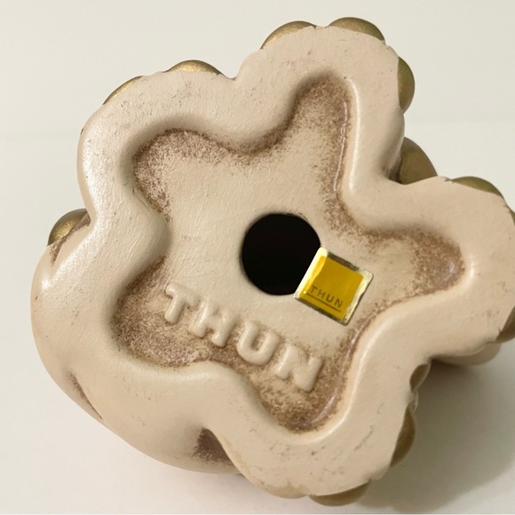 Vintage Thun Elephant Figurine with Clover 3” Tall - Picture 10 of 15